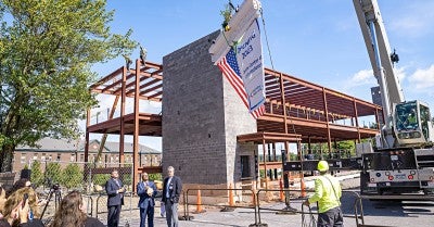 Final Steel Beam Placed for Cancer Center at LVH–Hazleton