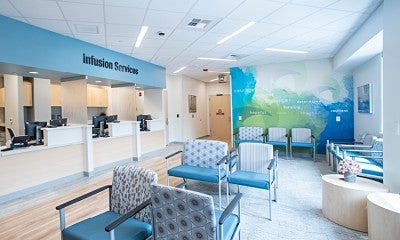 Hazleton Cancer Center Infusion Waiting Room