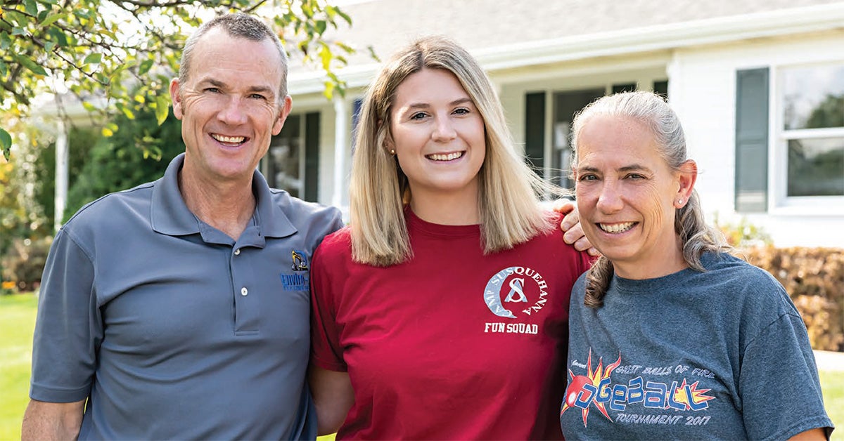 Pam, Kevin and Leah John support LVHN's Regional Burn Center