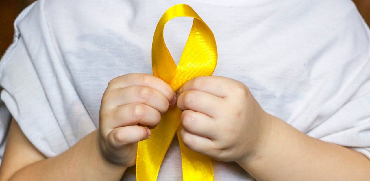 childhood cancer ribbon