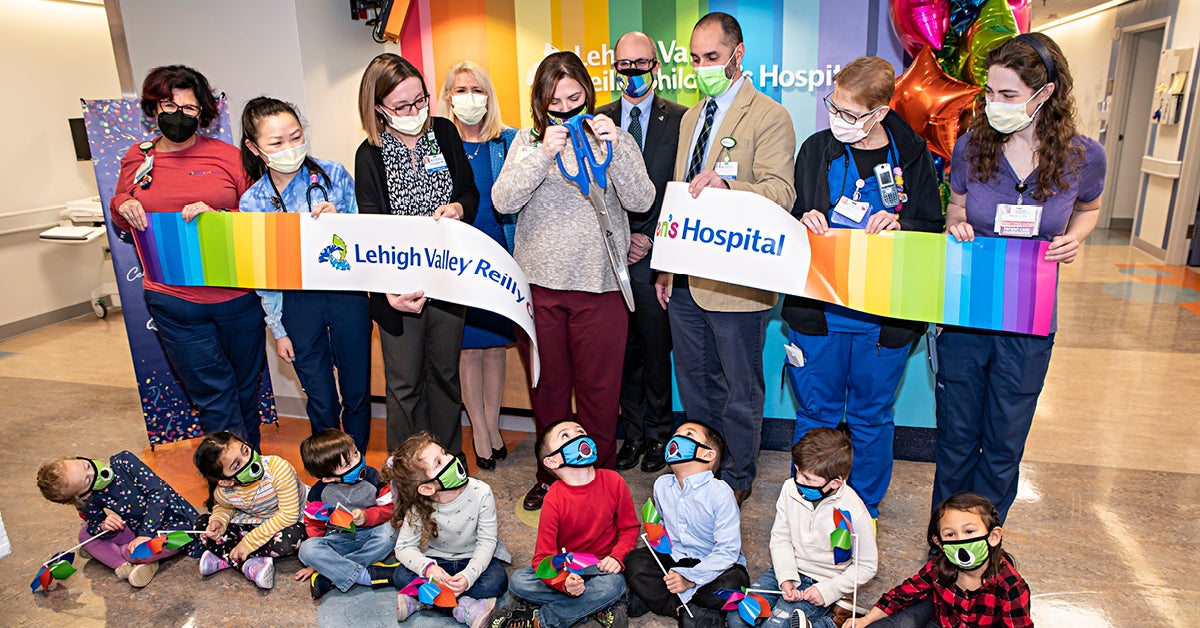 Lehigh Valley Reilly Children’s Hospital Ribbon cutting for more inpatient beds