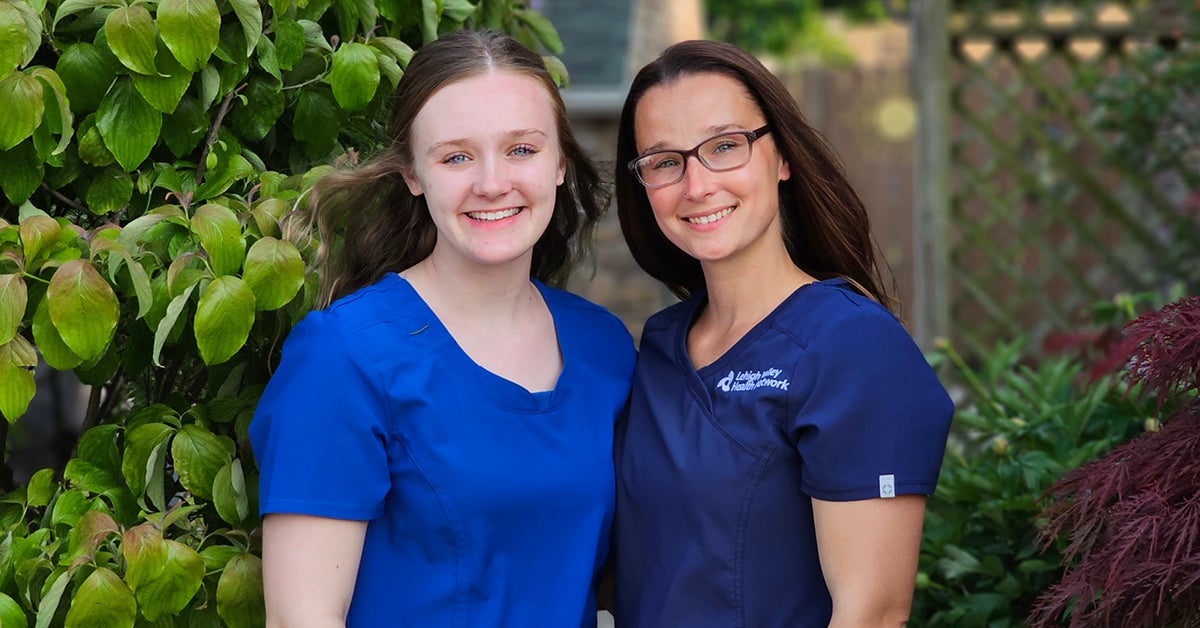 Alicia and Jenna Fitzgerald know LVHN is a Great Place to Work