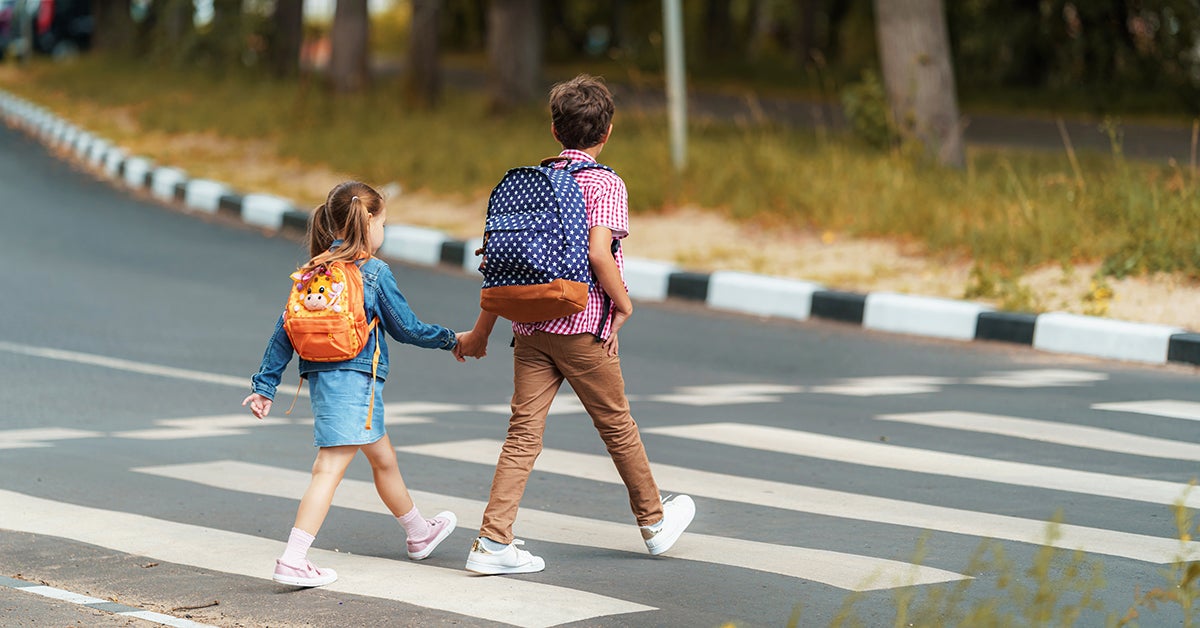 Study up on how you can help keep your school-age child safe while traveling to and from school