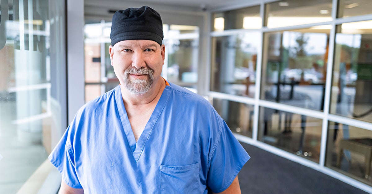 Raymond Flyte, a Sterile Processing Technician at LVH–Muhlenberg