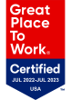 Certified Great Place to work 2022-2023
