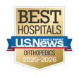 Lehigh Valley Hospital–Cedar Crest is ranked 25th in the nation for orthopedic care.