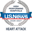 Lehigh Valley Hospital–Cedar Crest is consistently recognized as high performing in heart attack care on the annual U.S. News & World Report Best Hospitals rankings, meaning the care you receive is among the best in the region.