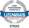 Lehigh Valley Hospital–Cedar Crest is consistently recognized as high performing in stroke care on the annual U.S. News & World Report Best Hospitals rankings, meaning the care you receive is among the best in the region.
