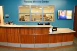 Welcome desk, Fleming Memory Center