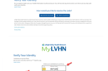 Verify your identity on the MyLVHN.org