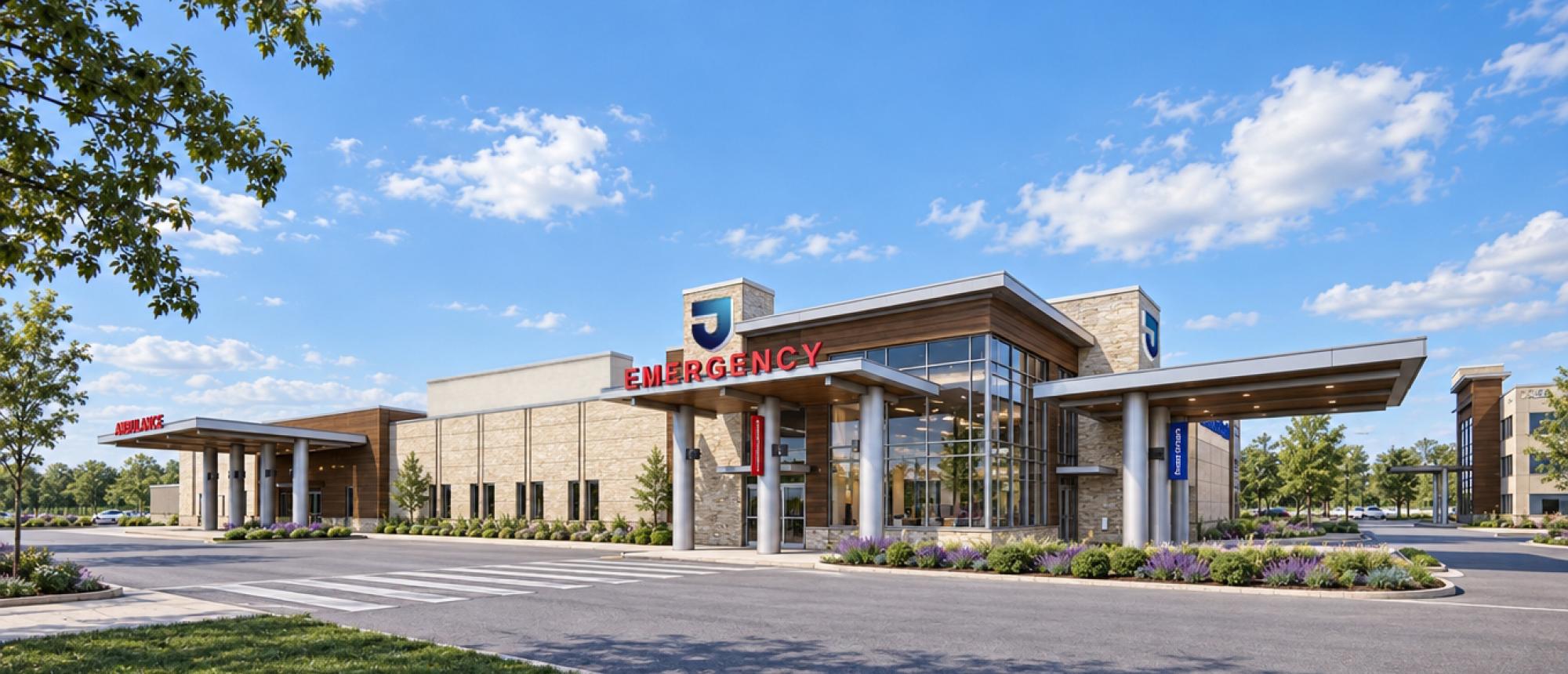 A rendering of Lehigh Valley Hospital–Coopersburg