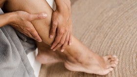 Leg sensations such as aching, burning or heaviness