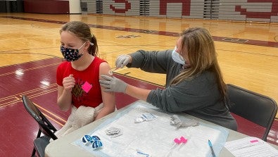 Stroudsburg Area School District vaccine clinic
