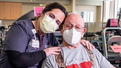 Retired welder Frank Vince receives pacemaker after problem spotted at rehabilitation session 