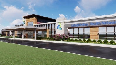 Lehigh Valley Hospital–Carbon rendering
