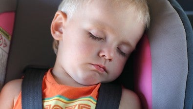 Baby in car seat