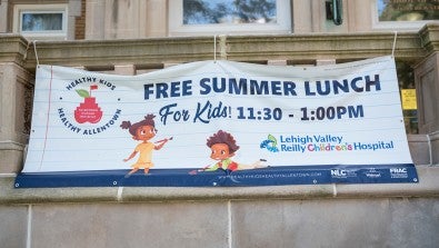 Lehigh Valley Reilly Children’s Hospital makes sure no child is without access to nutritious meals this summer.