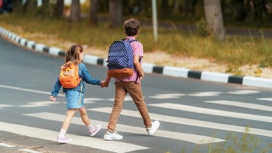 Study up on how you can help keep your school-age child safe while traveling to and from school