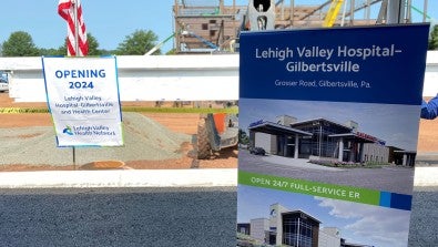 Lehigh Valley Hospital–Gilbertsville Construction Site