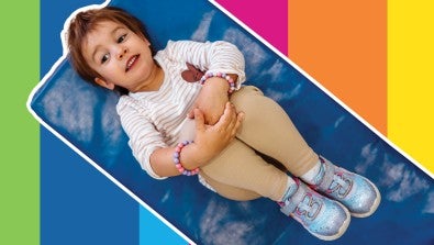 Kid in Pediatric Rehab at LVHN