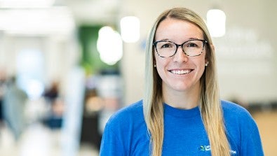 Paige Lievendag is a charge nurse on the pediatrics unit at Lehigh Valley Reilly Children’s Hospital