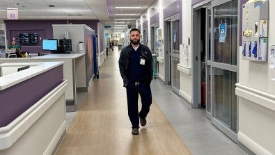 Alex Ozoa is a nurse manager in the emergency room at Lehigh Valley Hospital–Cedar Crest.