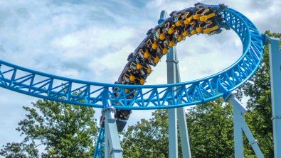 Amusement Park Rollercoaster