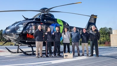MedEvac helicopters are joining their ground-based transport counterparts in offering potentially lifesaving blood transfusions to patients before they reach a hospital emergency room.