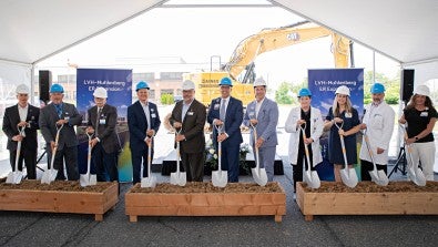 groundbreaking for the expansion of Lehigh Valley Hospital–Muhlenberg’s emergency department