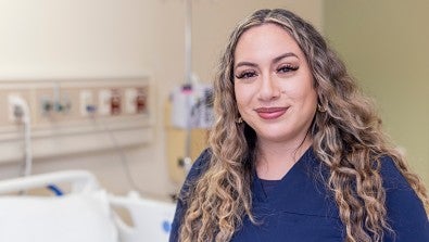 Jacquie Steadman, BSN, RN, has grown into a leader, innovator and mentor, bringing other new nurses under her wing. 