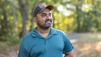 Pain management specialists at Lehigh Valley Orthopedic Institute help man get relief from ankle pain.