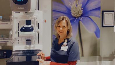 Mammography technologist Jodi Hooven with Breast Health Services at Lehigh Valley Hospital–Hecktown Oaks