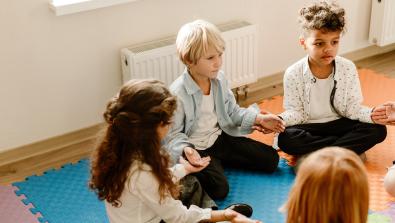 An age-old practice is helping students and teachers manage stress