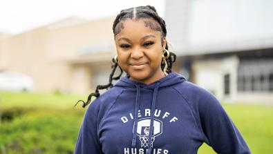  Janayah Page received a meniscal transplant at Lehigh Valley Orthopedic Institute.
