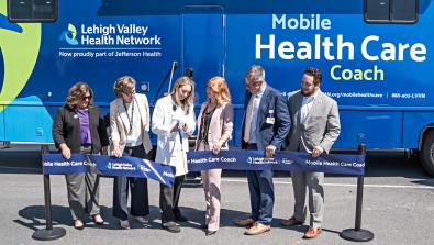 Jefferson Health has launched its newest health unit on wheels: the Mobile Health Care Coach.