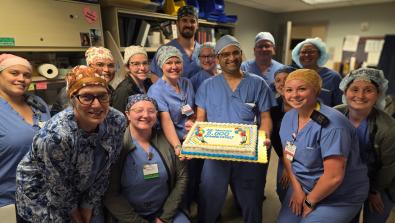 M. Bijoy Thomas, MD, Performs 5,000th Robotically Assisted Gynecologic Cancer Surgery