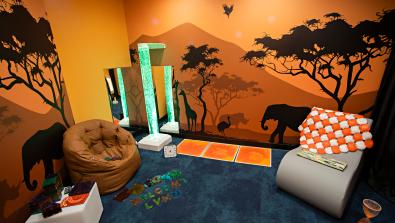 Having a calm place to take a break can sometimes make an experience possible for families.