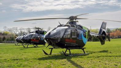 MedEvac program features a team of over 70 certified nurses, paramedics, EMTs, and physicians, all accredited by the Commission on Accreditation of Medical Transport System. 