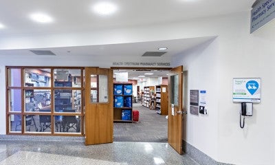 Lehigh Valley Pharmacy Services at Lehigh Valley Hospital–Cedar Crest, located on the first floor of Jaindl Family Pavilion