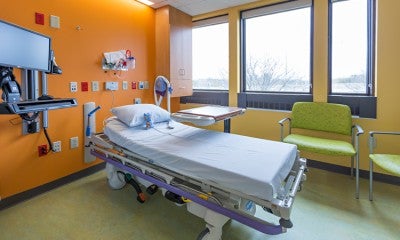 Patient room, Waiting room, J.B. and Kathleen Reilly Children’s Surgery Center