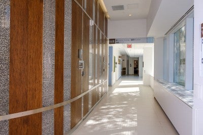 Dale & Frances Hughes Cancer Center interior hallway