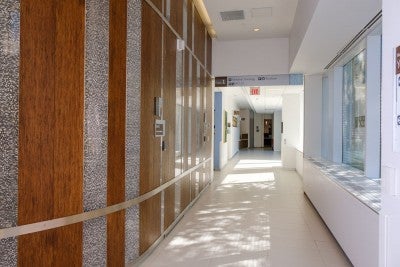 Dale & Frances Hughes Cancer Center interior hallway