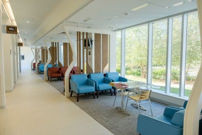 Dale & Frances Hughes Cancer Center waiting room