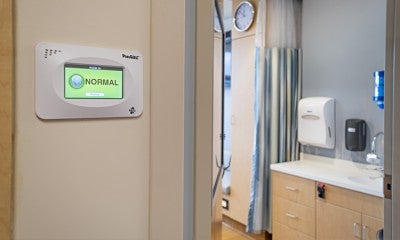 All rooms include positive pressure to keep infection out of room and 6 rooms also include negative pressure to make sure germs don't come out of the room.
