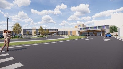 LVH-Cedar Crest Emergency Room Expansion Rendering - Children's ER Entrance