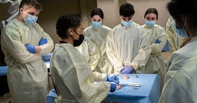 Cadaver Lab Experience for Local High Schoolers
