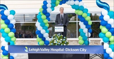 LVHN Cuts Ribbon to Open Lehigh Valley Hospital–Dickson City