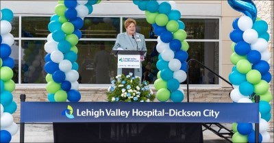 LVHN Cuts Ribbon to Open Lehigh Valley Hospital–Dickson City