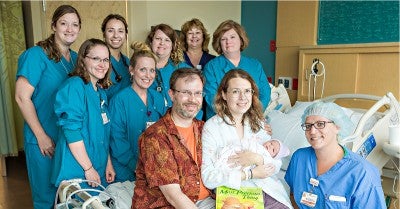 First Baby Born at LVH–Muhlenberg's Family Birth and Newborn Center Is Ready to Start Kindergarten