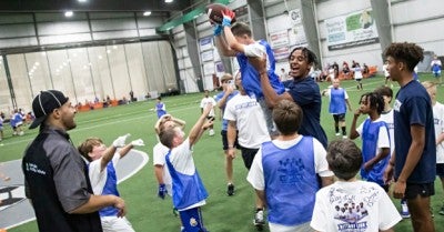 LVHN and Penn State Quarterback Sean Clifford Hosted Football Camp for Young Athletes